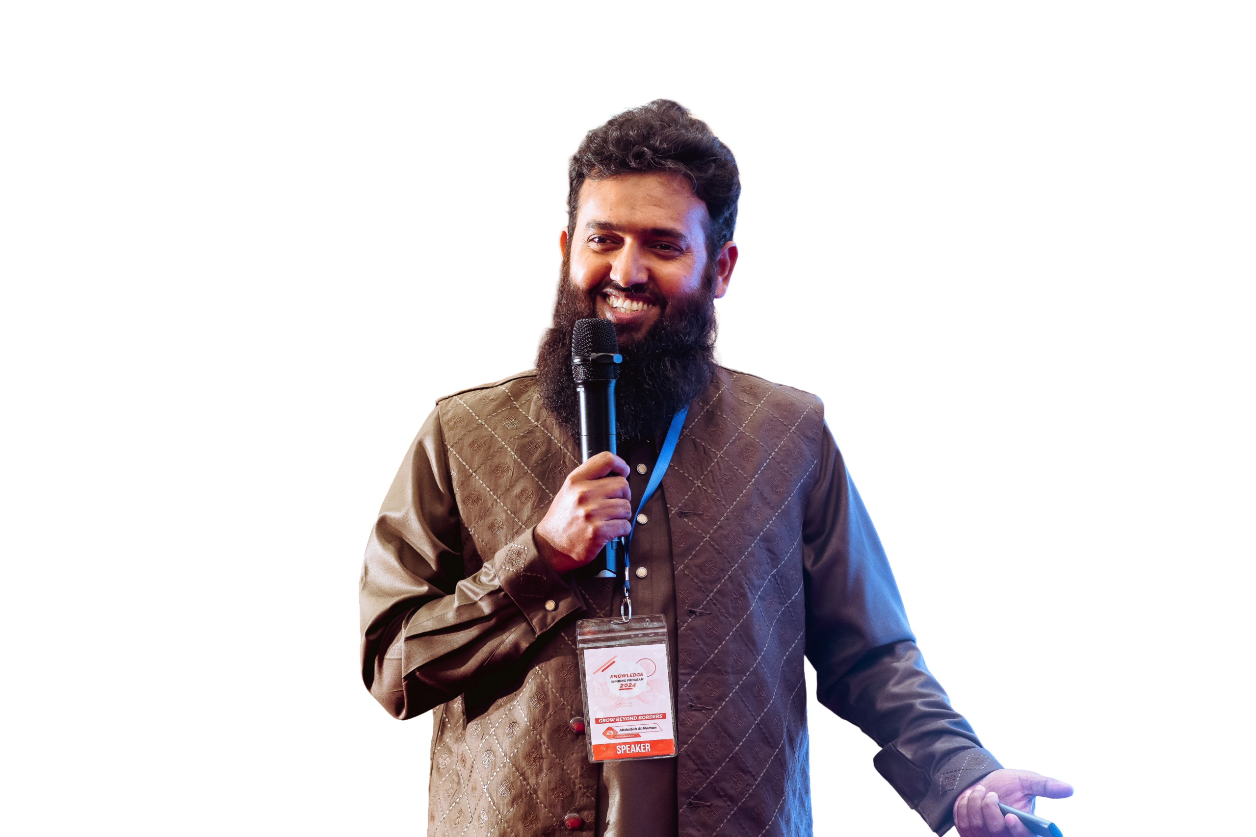 Workshop speaker Abdullah Al Mamun